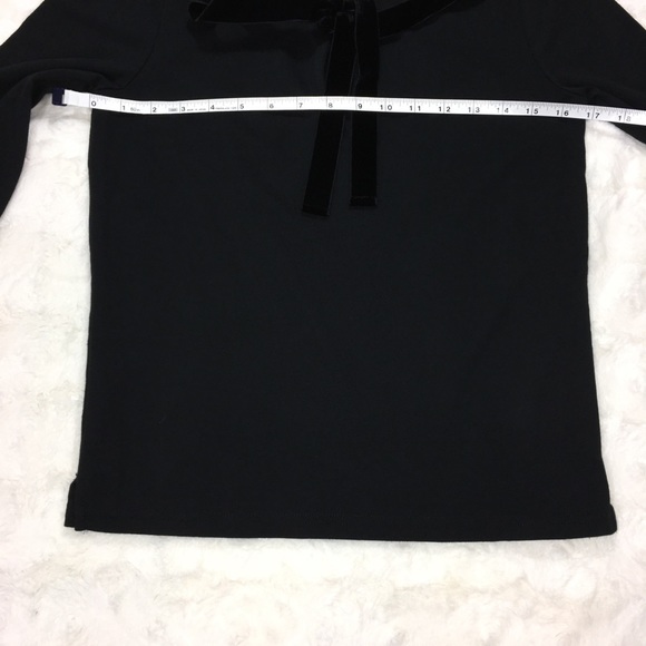 J. Crew Velvet Tie Front Top NWT Size XS - Picture 5 of 8